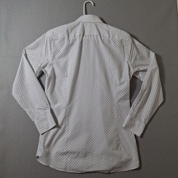 Bonobos Dress Shirt Mens 15.5 34 Blue Plaid Geometric Lot Of 2 Tailored Slim Fit - Picture 13 of 15